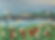 22 x 16 inch canvas print of Flowers by the Sea