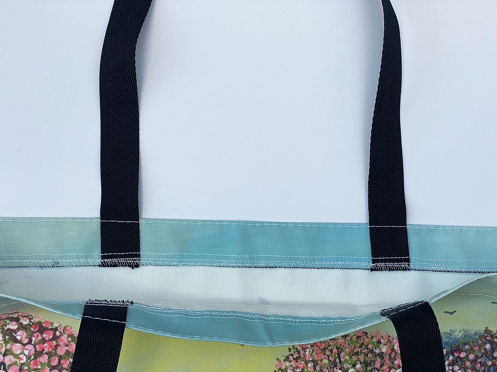 Thumbnail: Canvas tote bag printed from my image 'Blossom Meadow'