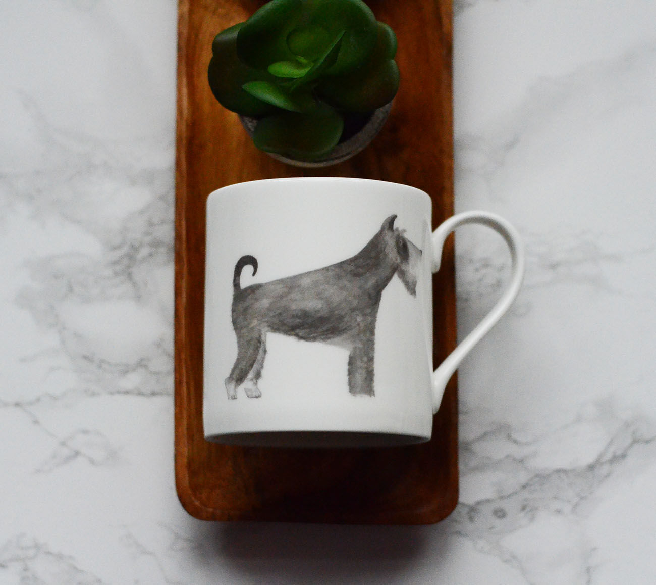 Schnauzer Fine Bone China Mug