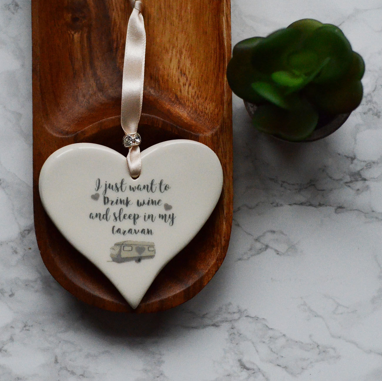 Caravan and Camping Ceramic Hearts