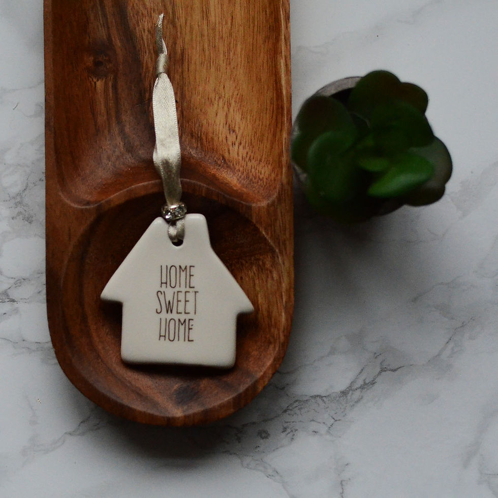 Thumbnail: Home Sweet Home Ceramic Heart / House