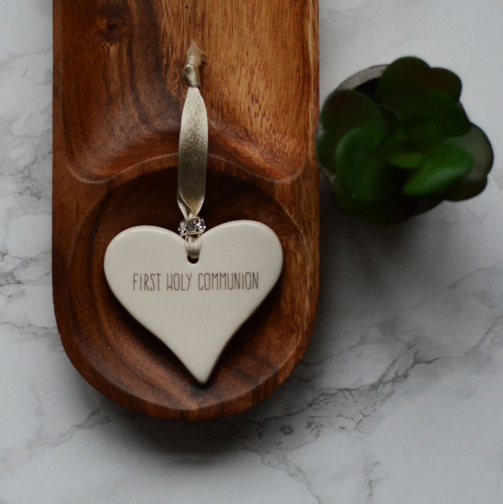 Thumbnail: Religious Ceramic Hearts