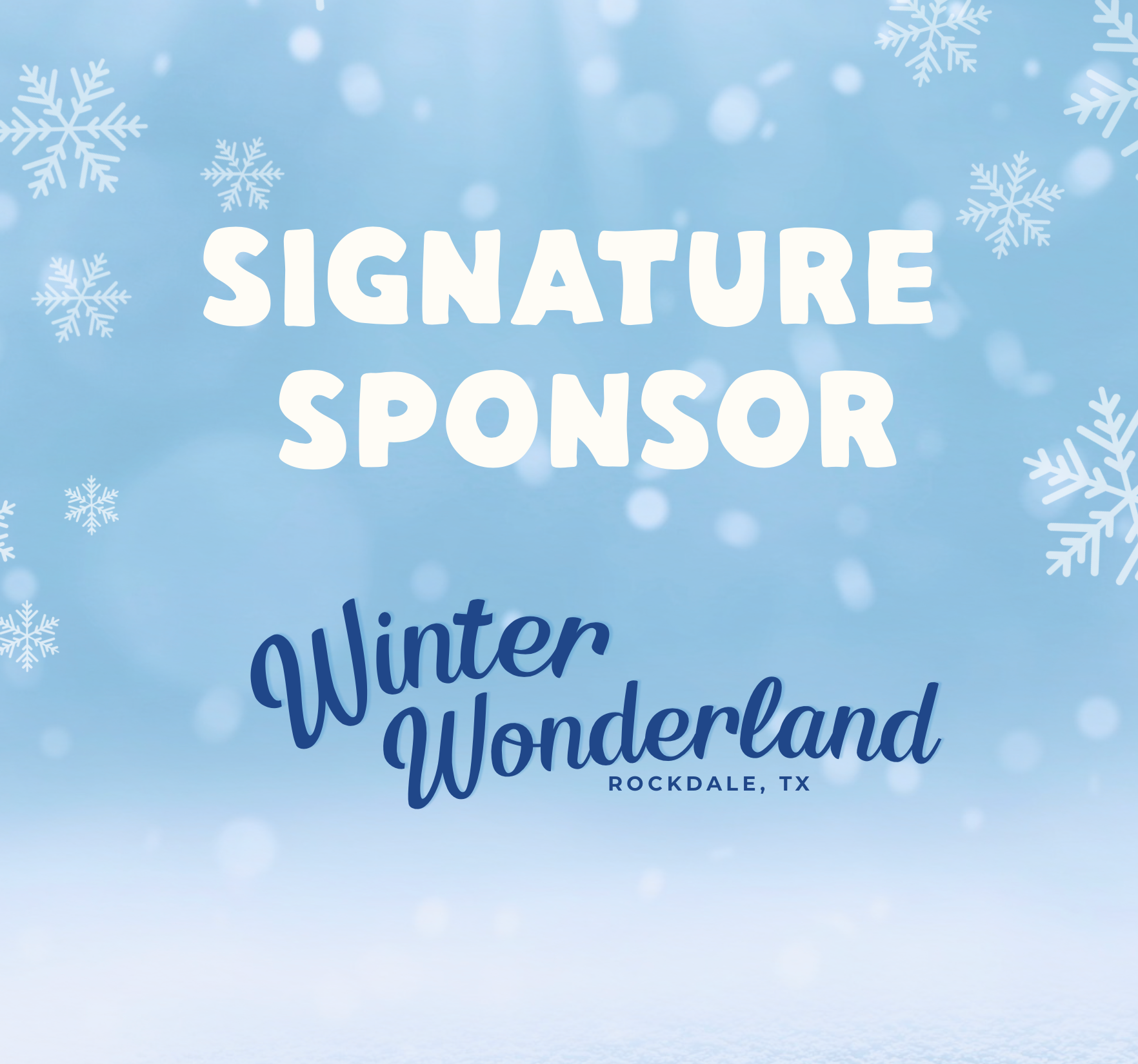 Signature Sponsor