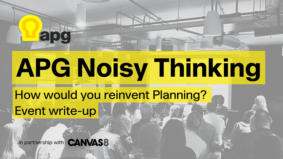 How would you reinvent Planning? 