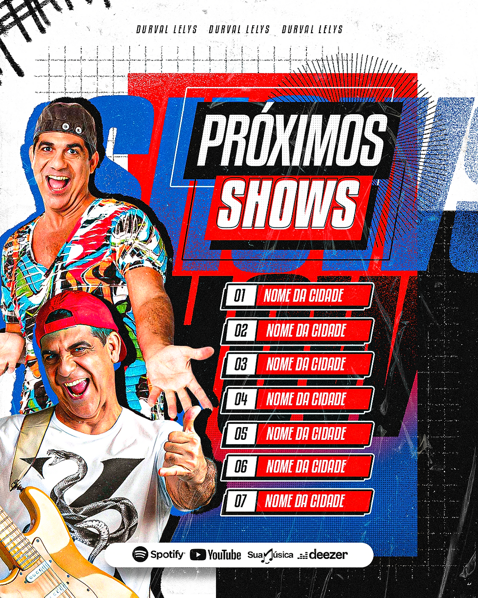 FLYER PARA ARTISTAS / AGENDA DE SHOWS