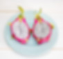 Halved Dragon Fruit