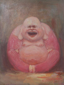 2019, Diameter 40cm x 30cm , Acrylic and mixed media on canvas