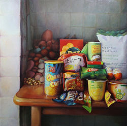 2013, 102 x 102cm, Oil on canvas