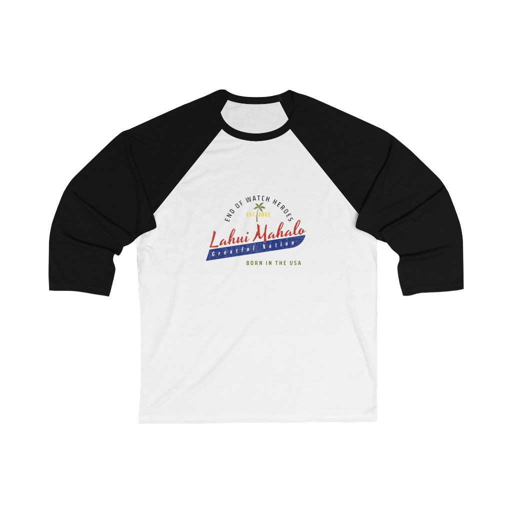 Team Lahui Mahalo * Grateful Nation Baseball T-Shirt