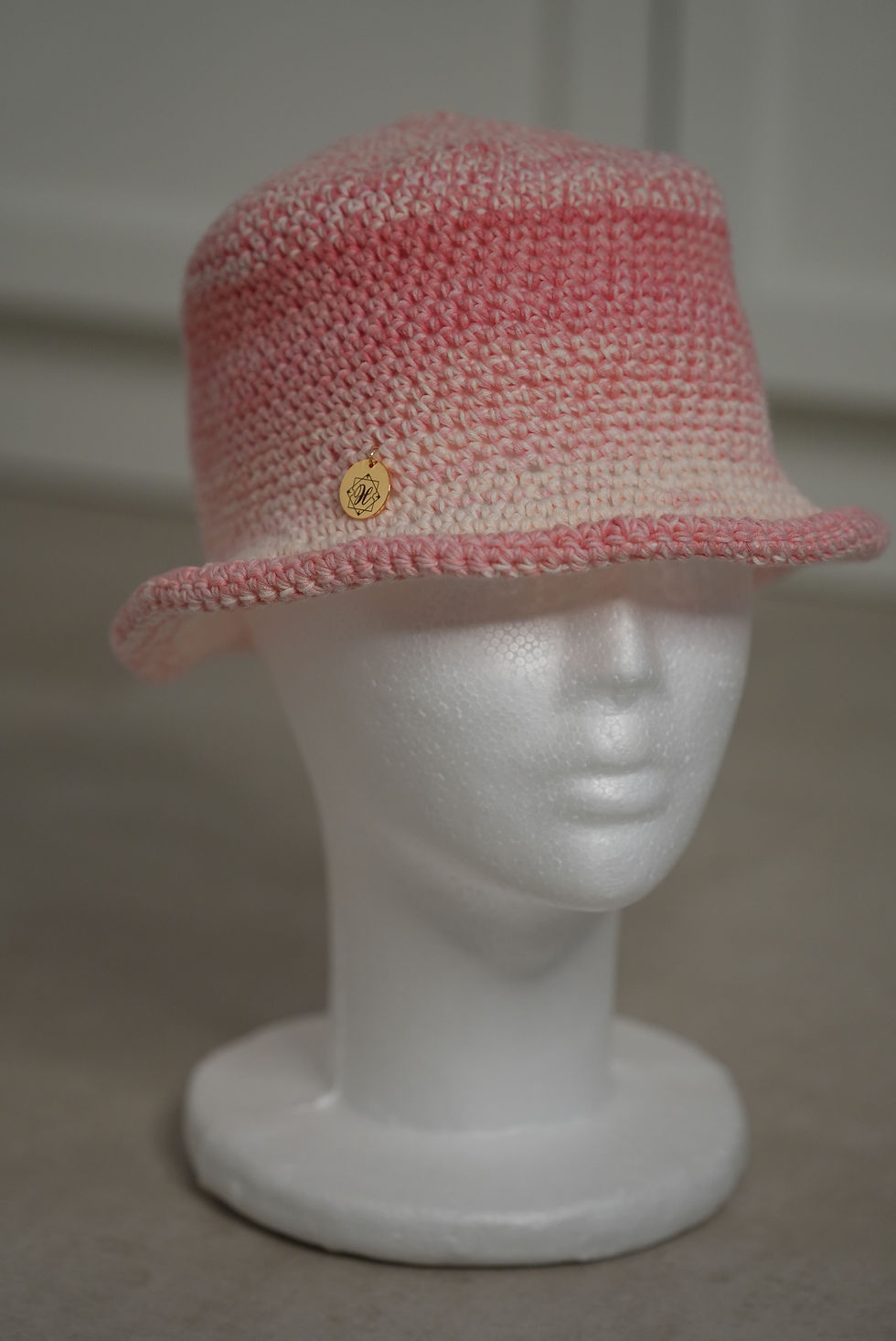 THE SUN HAT Light pink close up Hallestam Design