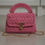 Thumbnail: RIBBON PUFF pink bag Hallestam Design