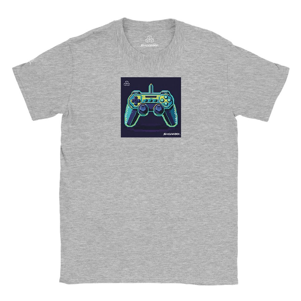 Thumbnail: BLOCKMARK GAMER Classic Kids Crewneck T-Shirt - Design 075