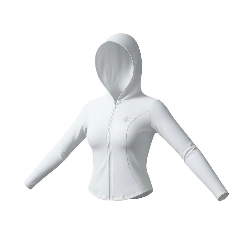 Miniatura: Set de suéter y falda short blanco