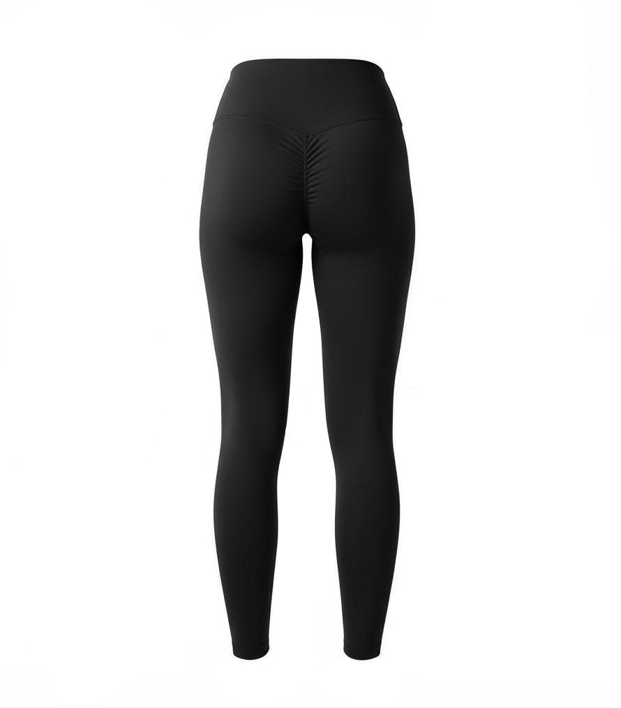 Miniatura: Leggings con pretina de compresión negro