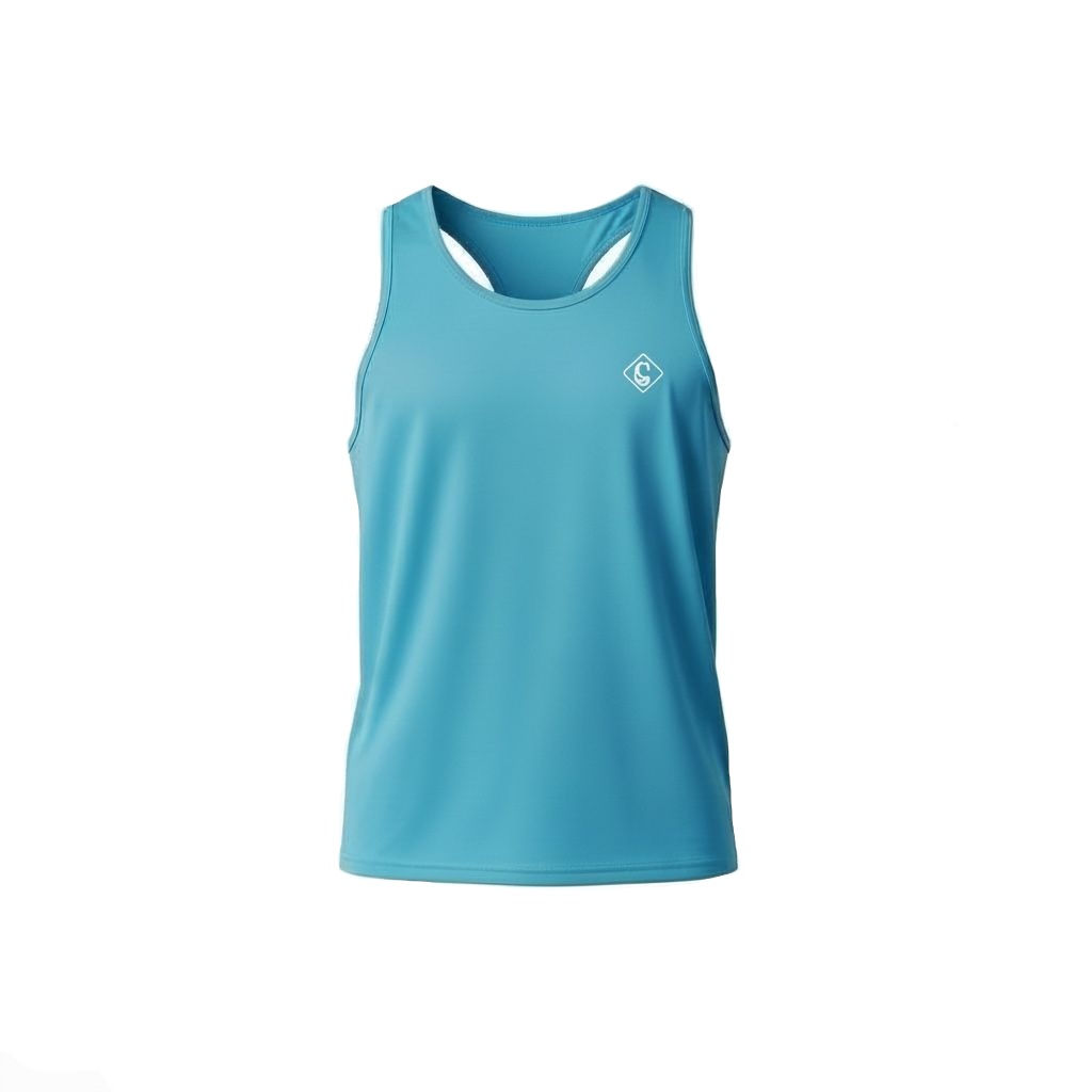 Camisa corte olímpico celeste