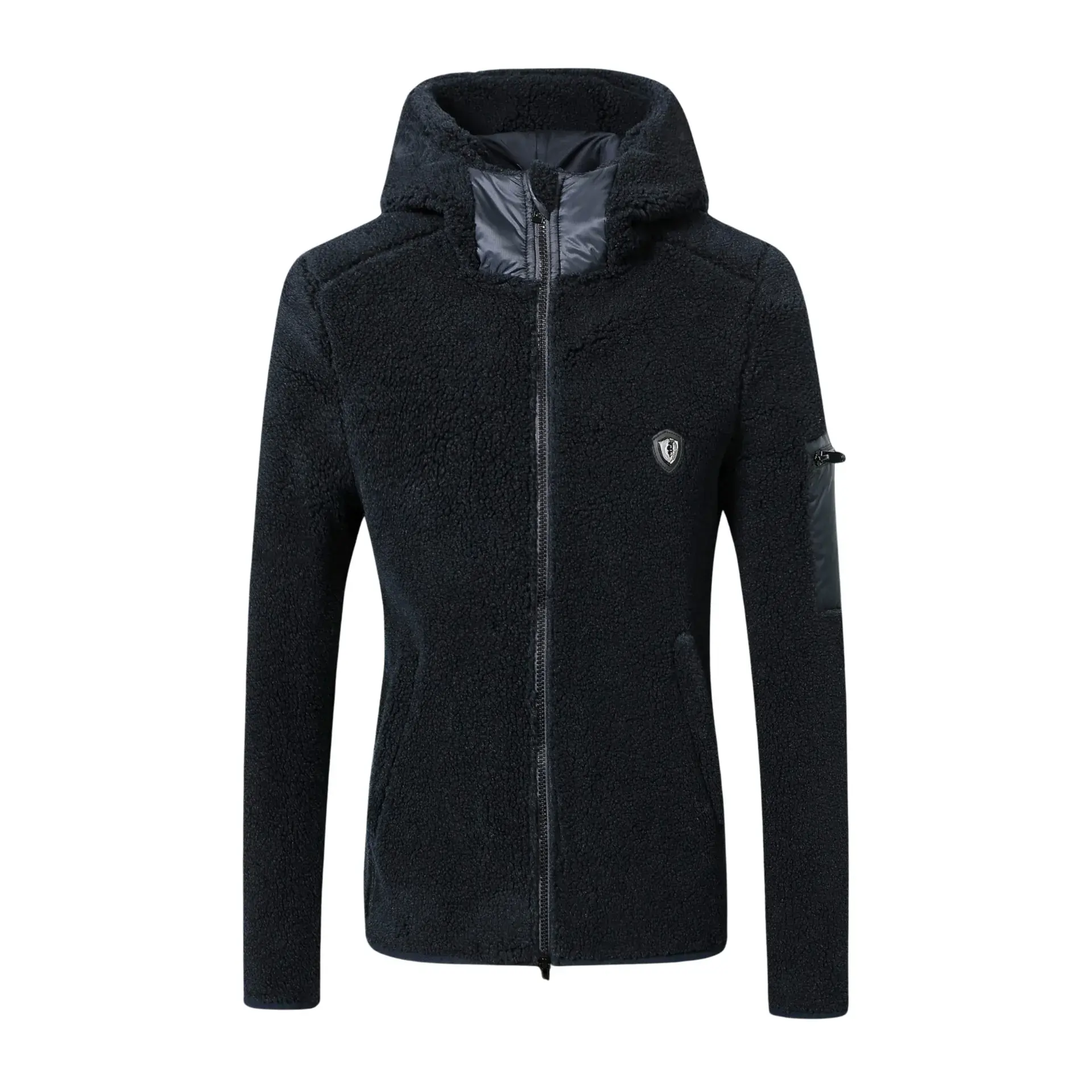 Covalliero Teddy Fleece Kids Zip Jacket - Navy - Age 10/11