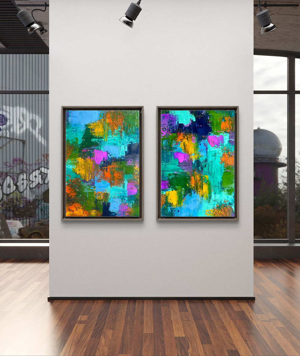 Thumbnail: “Dreaming of Lily’s” Set of two  16” x  20” (Frame not included)