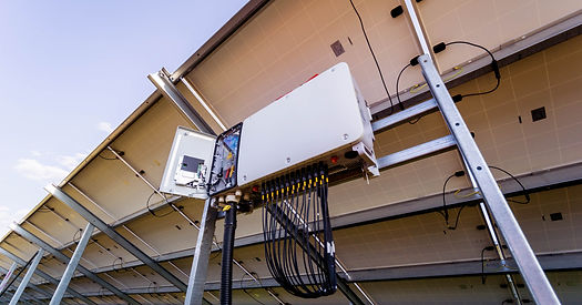 opened-voltage-inverter-back-side-solar-panel