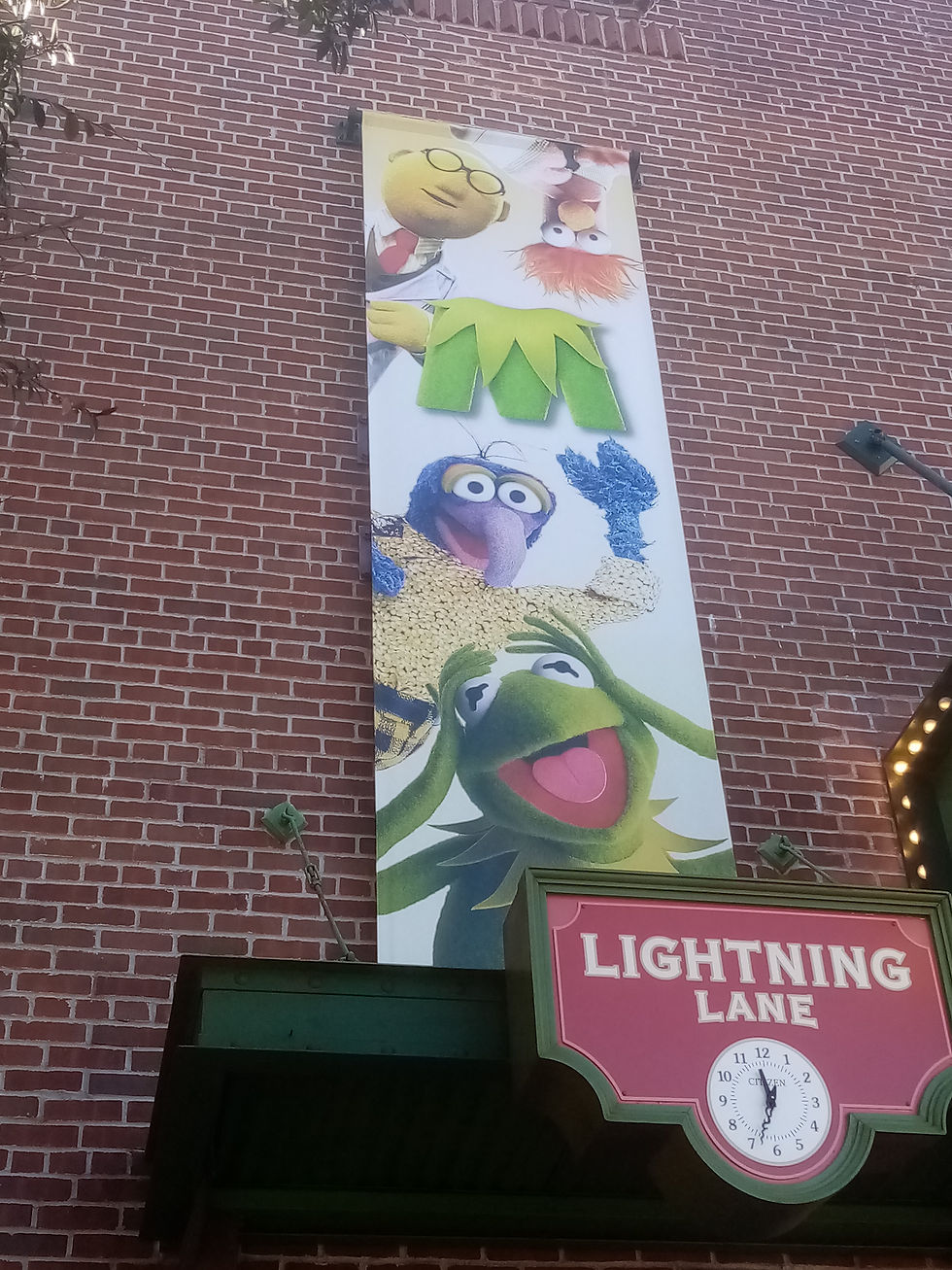 Cartel de gran formato de los muppets