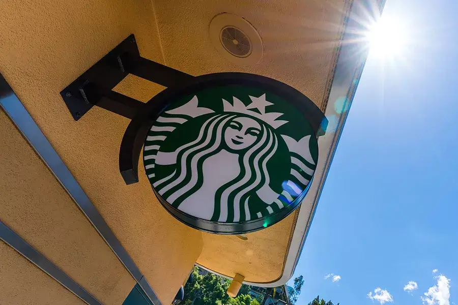 Logo de Starbucks en Universal Studios Hollywood