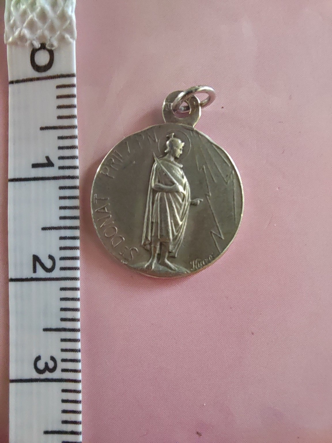 Médaille ancienne Saint Philippe – Pendentif religieux chrétien d'occasion