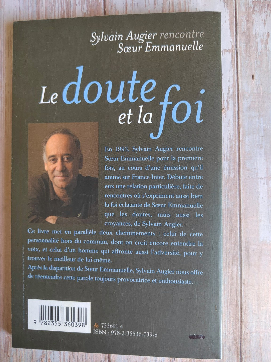 Le doute et la foi – Sylvain Augier & Sœur Emmanuelle | Livre témoignage
