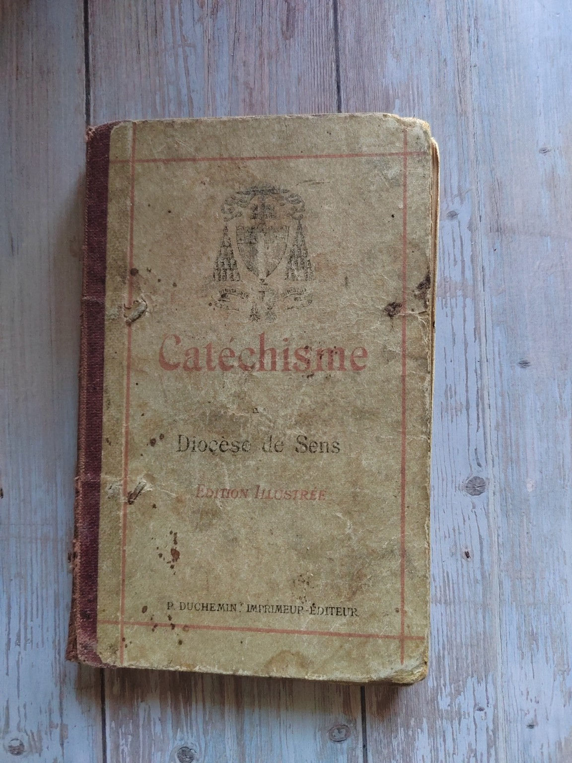 Catéchisme illustré ancien – Diocèse de Sens – Édition début XXe siècle