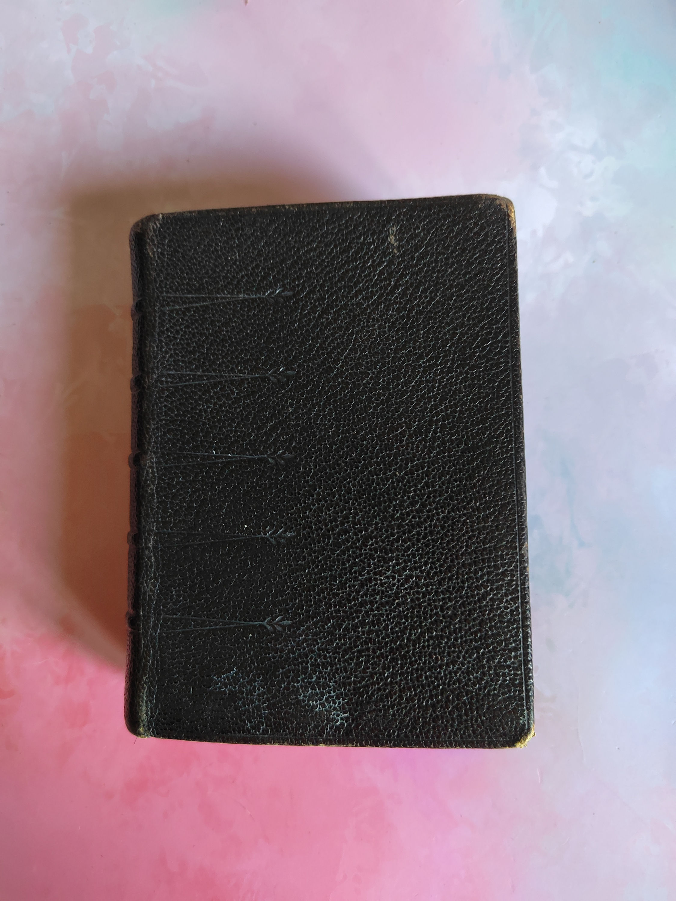 Paroissien Romain ancien XIXe siècle – Missel catholique cuir noir