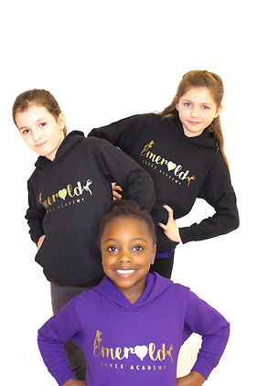 Purple & Black Hoodies