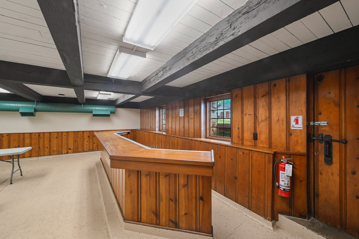 Party hall bar.