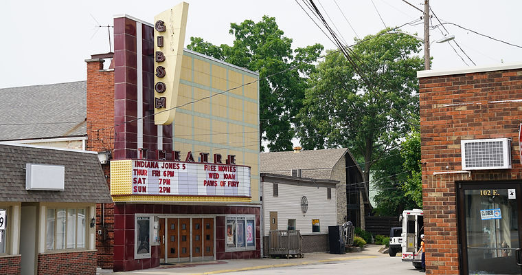 A Photo of the Classic Gibson Theatre in Downtown Batesville