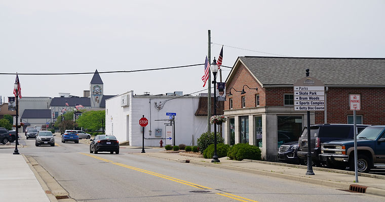 A Photo of the View when Approaching Downtown Batesville