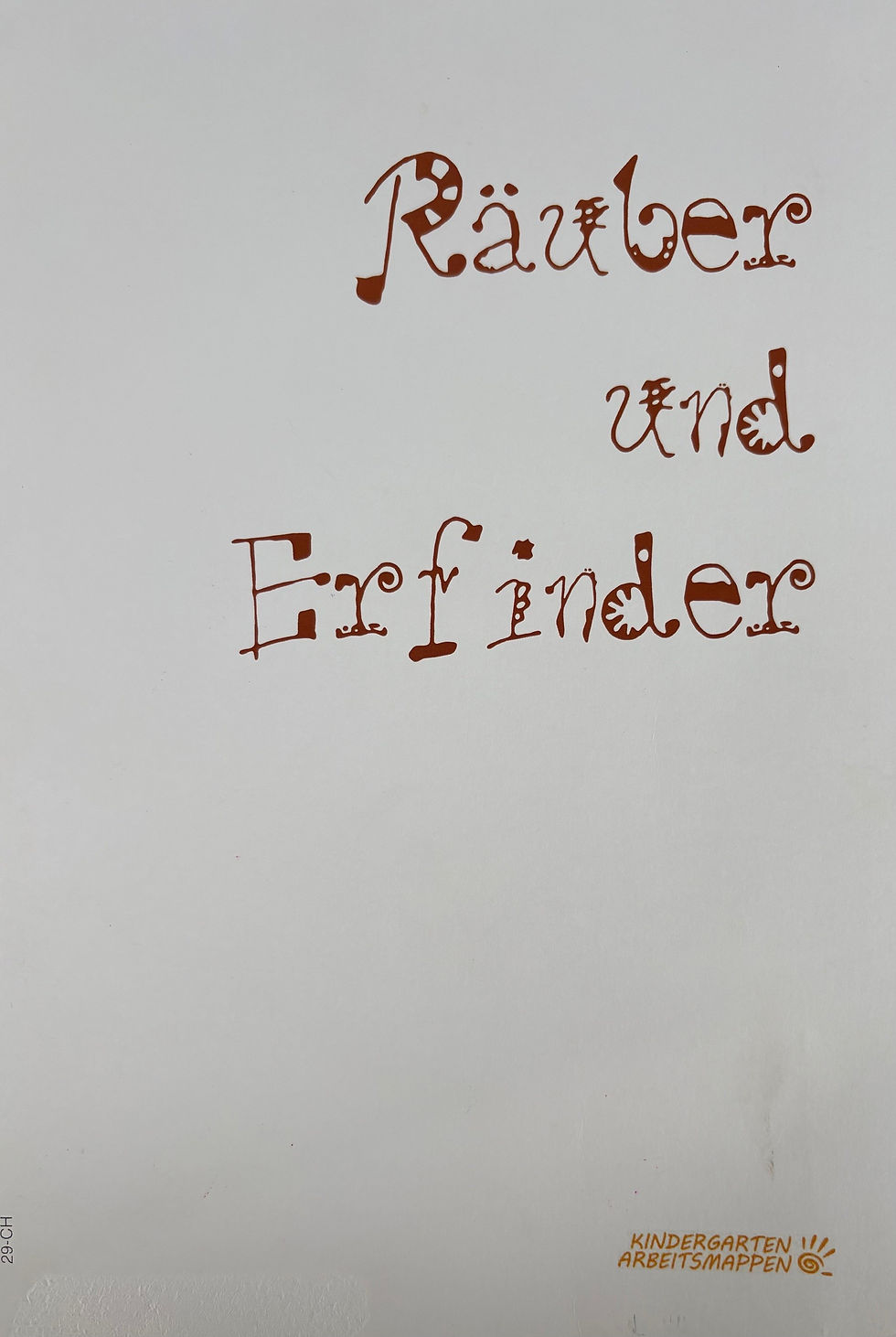 Themenmappe RäuberErfinder