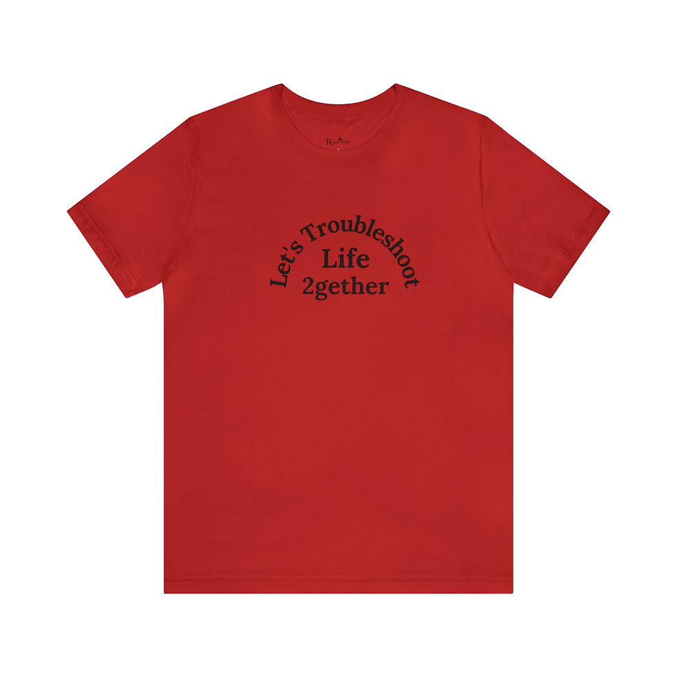 Thumbnail: Let's Trouble Shoot - Arch Unisex Jersey Short Sleeve Tee