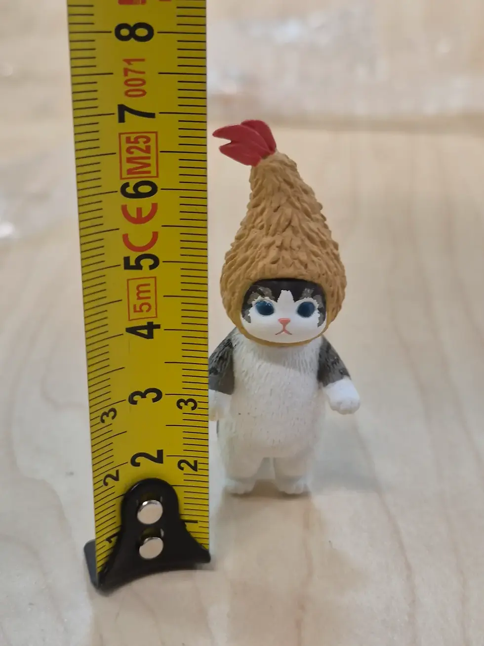 Miniature : Gashapon mini figurine Mofusand : Tempura ver. grise