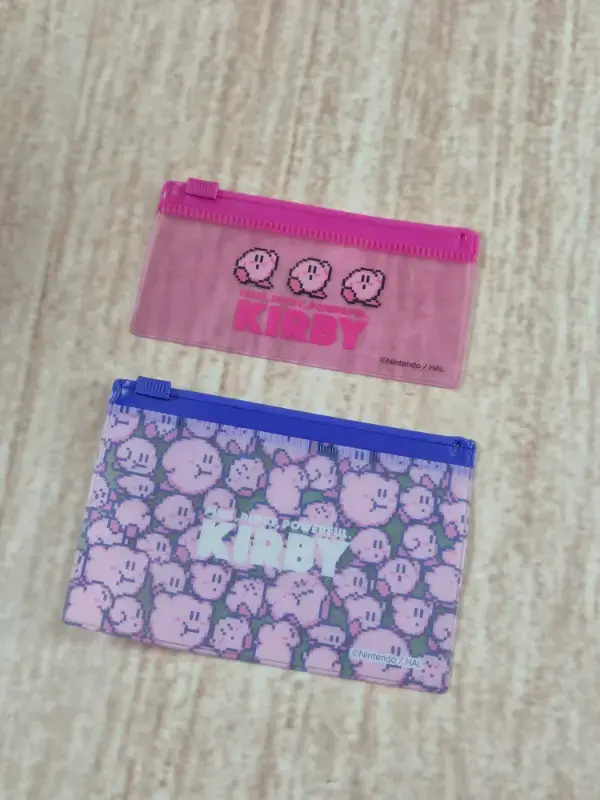 Thumbnail: Set 2 mini pochette à glissière Kirby