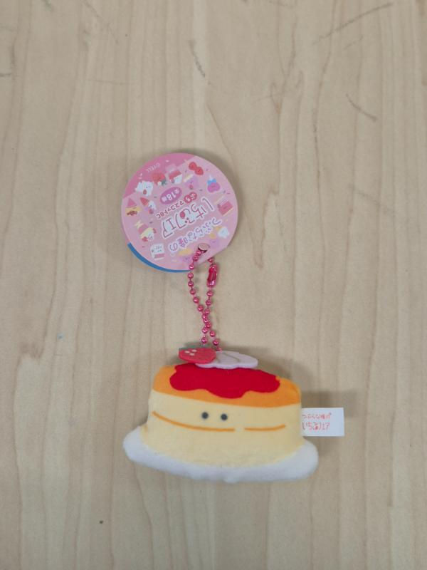 Mini charme /porte-clefs "Tsuburana hitomi no ichigo fair"-Pancakes fraises