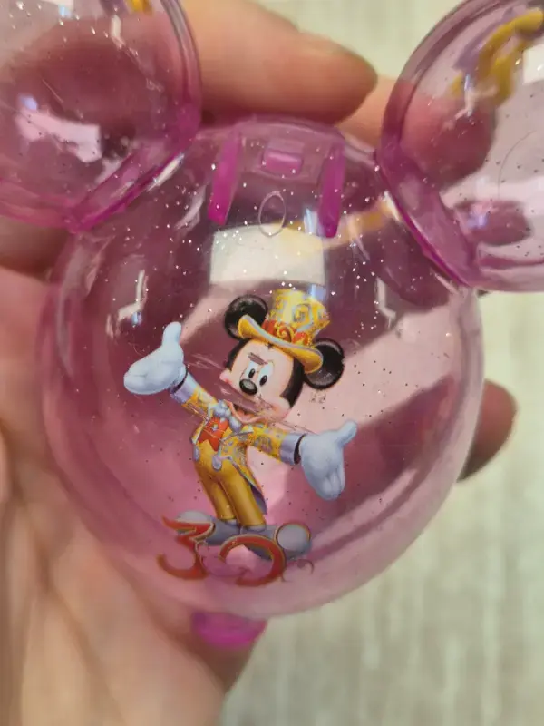 Thumbnail: Mini boîte à snacks Tokyo Disney Resort : Ballon rose à paillettes