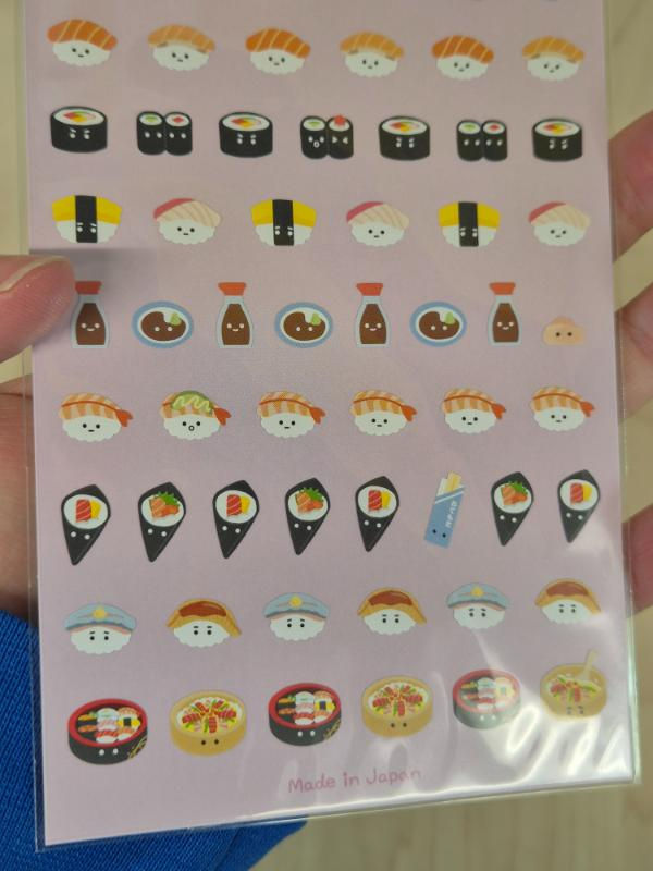 Thumbnail: Stickers "Taberaretai" : Sushis