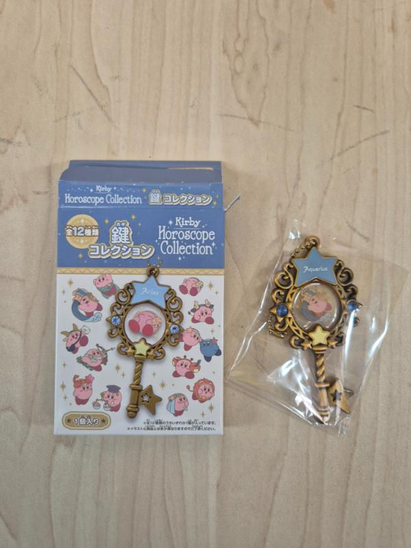 Porte-clés Kirby "Horoscope Collection" Kagi collection : Verseau