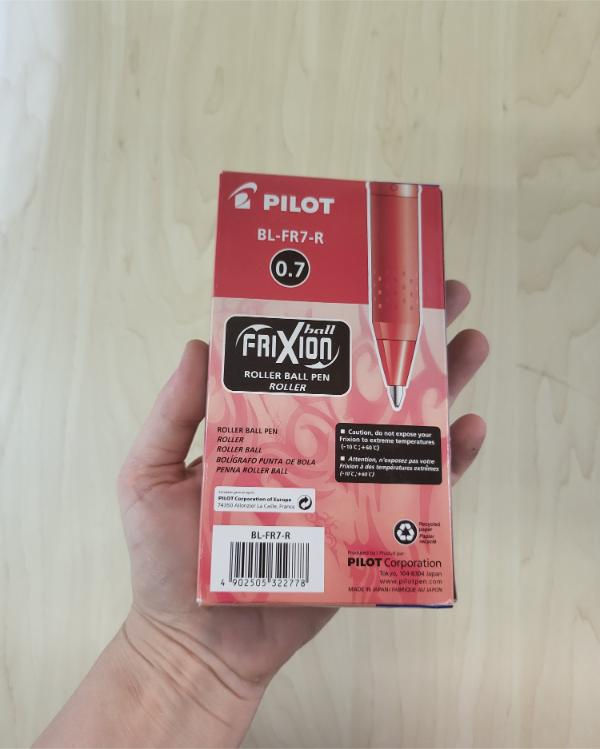 Miniature : Boîte 12 stylos Pilot Frixion M (0.7 mm) Rouge