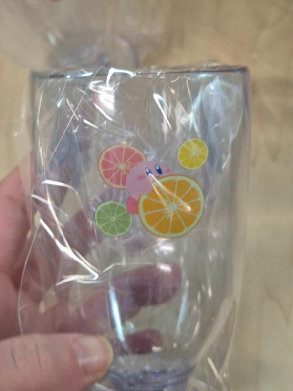 Miniature : Set 2 verres + assiette Plastique Kirby