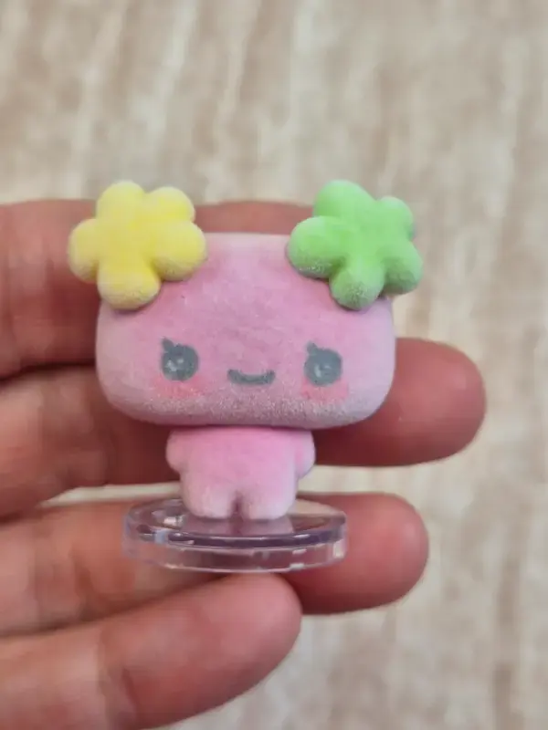 Miniature : Gashapon mini figurine Tamagotchi "Capsule Flockies" : Violetchi