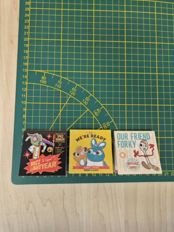 Miniature : Set 3 mini blocs memo Tokyo Disney Resort Toy Story