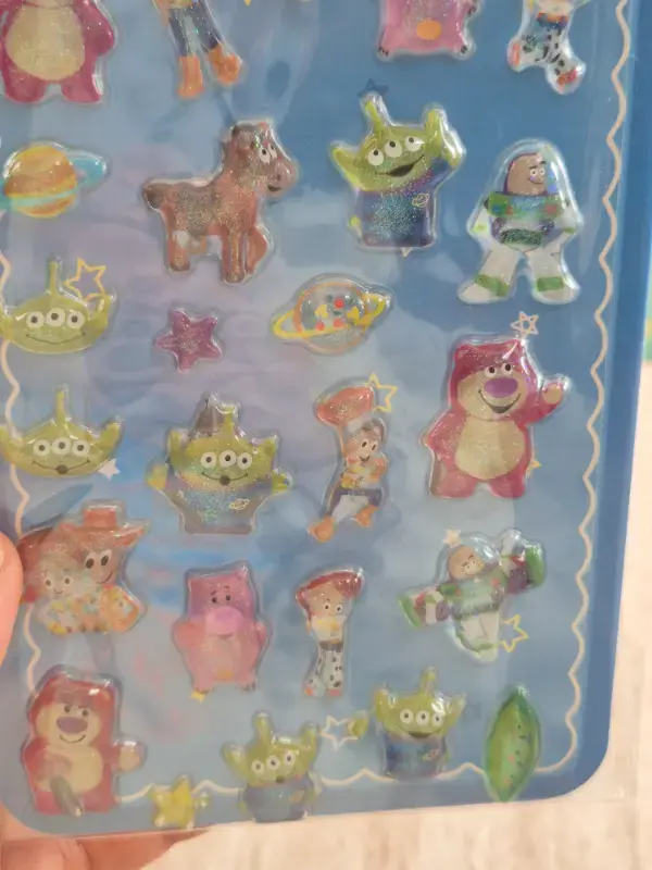 Miniature : Stickers "Puku Puku seal" Disney Pixar : Toy Story