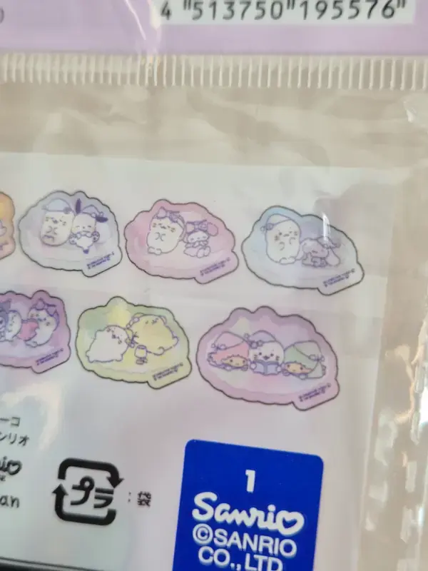 Miniature : Stickers Sanrio x Shirotan "Flake Seal"