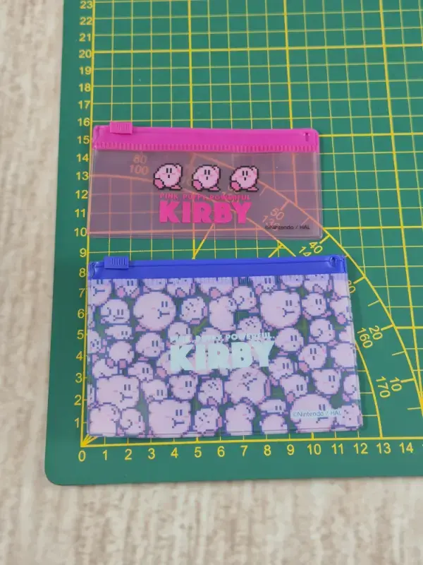 Thumbnail: Set 2 mini pochette à glissière Kirby