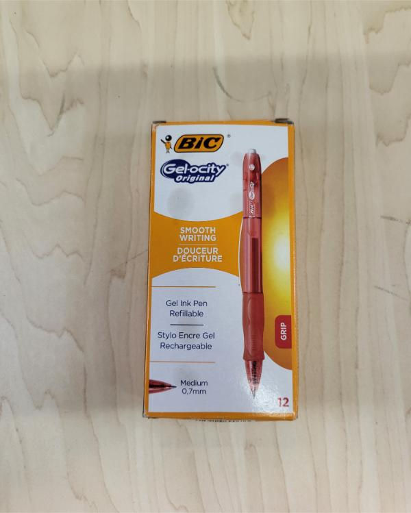 Stylo BIC Gel-ocity rouge