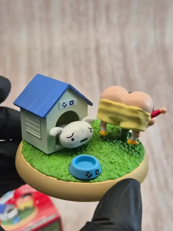 Miniature : Figurine Re-ment Crayon Shinchan "My Crazy Action Theater!" : 1. Shinchan & Shir