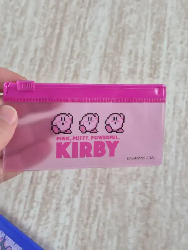 Thumbnail: Set 2 mini pochette à glissière Kirby